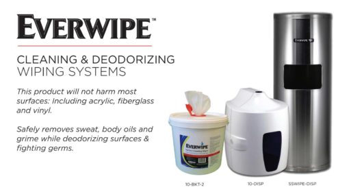 everwipe cleaning and deodorizing wiping systems